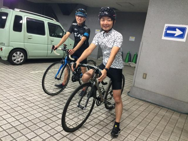 サイクリスト・ステーション ツアー・オブ・ジャパン自転車で向かう 