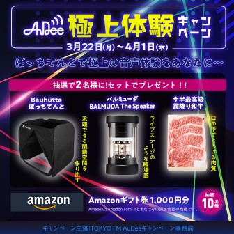 AuDeeキャンペーン